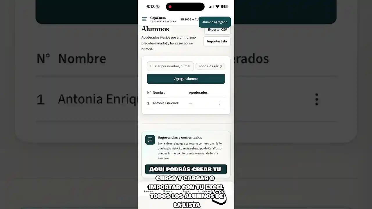 Miniatura del video demo de CajaCurso